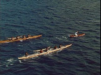 Outrigger Canoe Chase