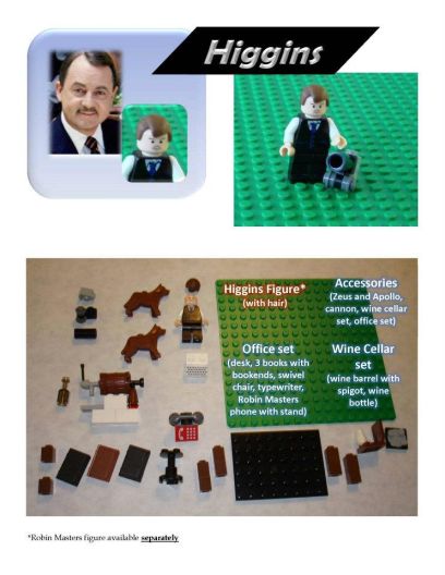 Lego Higgins (by Michael & Amanda)