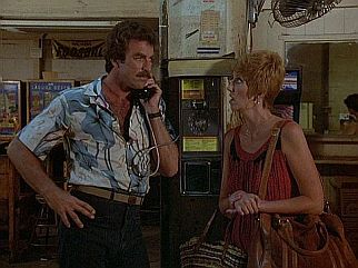 Magnum (Tom Selleck) & Barbara Terranova (Marcia Wallace)