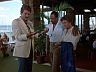 Magnum (Tom Selleck), T.C. (Roger E. Mosley) & Rick (Larry Manetti)