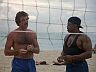 Magnum (Tom Selleck) & T.C. (Roger E. Mosley)