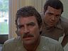 Magnum (Tom Selleck) & Lt. MacReynolds (Jeff MacKay)