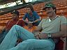 T.C. (Roger E. Mosley), Rick (Larry Manetti) & Magnum (Tom Selleck)
