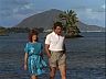 Jan Kona (Jill St. John) & Magnum (Tom Selleck)