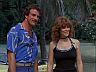 Magnum (Tom Selleck) & Jan Kona (Jill St. John)