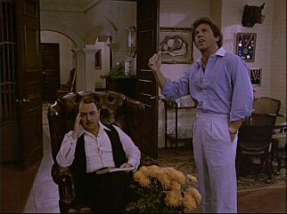 Higgins (John Hillerman) & Rick (Larry Manetti)
