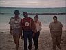 Magnum (Tom Selleck), T.C. (Roger E. Mosley), Rick (Larry Manetti) & Higgins (John Hillerman)