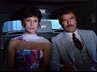 Carol (Kathleen Lloyd) & Magnum (Tom Selleck)