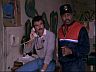 Magnum (Tom Selleck) & T.C. (Roger E. Mosley)