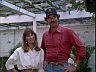 Lynn Harbison (Mary Kate McGeehan) & Magnum (Tom Selleck)