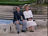 Higgins (John Hillerman) & Agatha Chumley (Gillian Dobb)