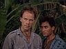 Del Hayes (Dennis Haskins) & Moki (Warren Fabro)