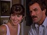 Cynthia Farrell (Dana Delany) & Magnum (Tom Selleck)