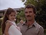 Lily Catherine Hue (Kristen Carreira) & Magnum (Tom Selleck)