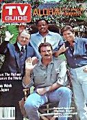 John Hillerman, Tom Selleck, Roger E. Mosley & Larry Manetti - May, 1988