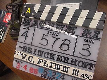 Magnum P.I. Clapperboard